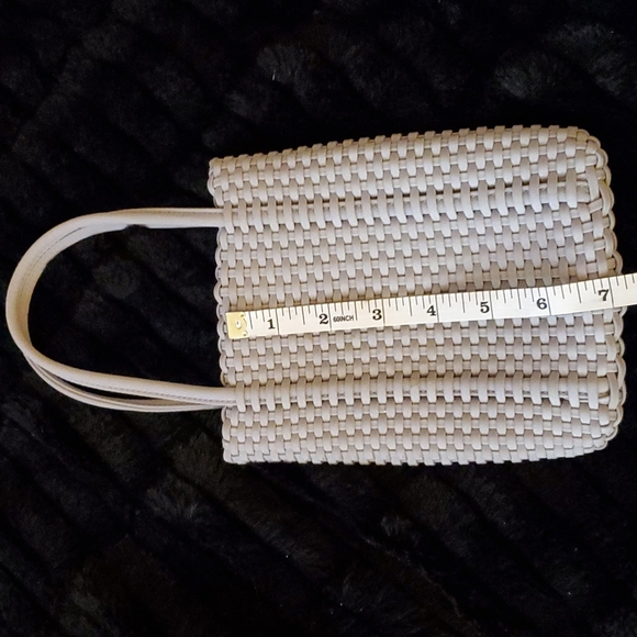 Nine West Gray Mini Woven Tote Bag - Picture 3 of 5